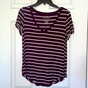 American eagle soft and sexy striped tee